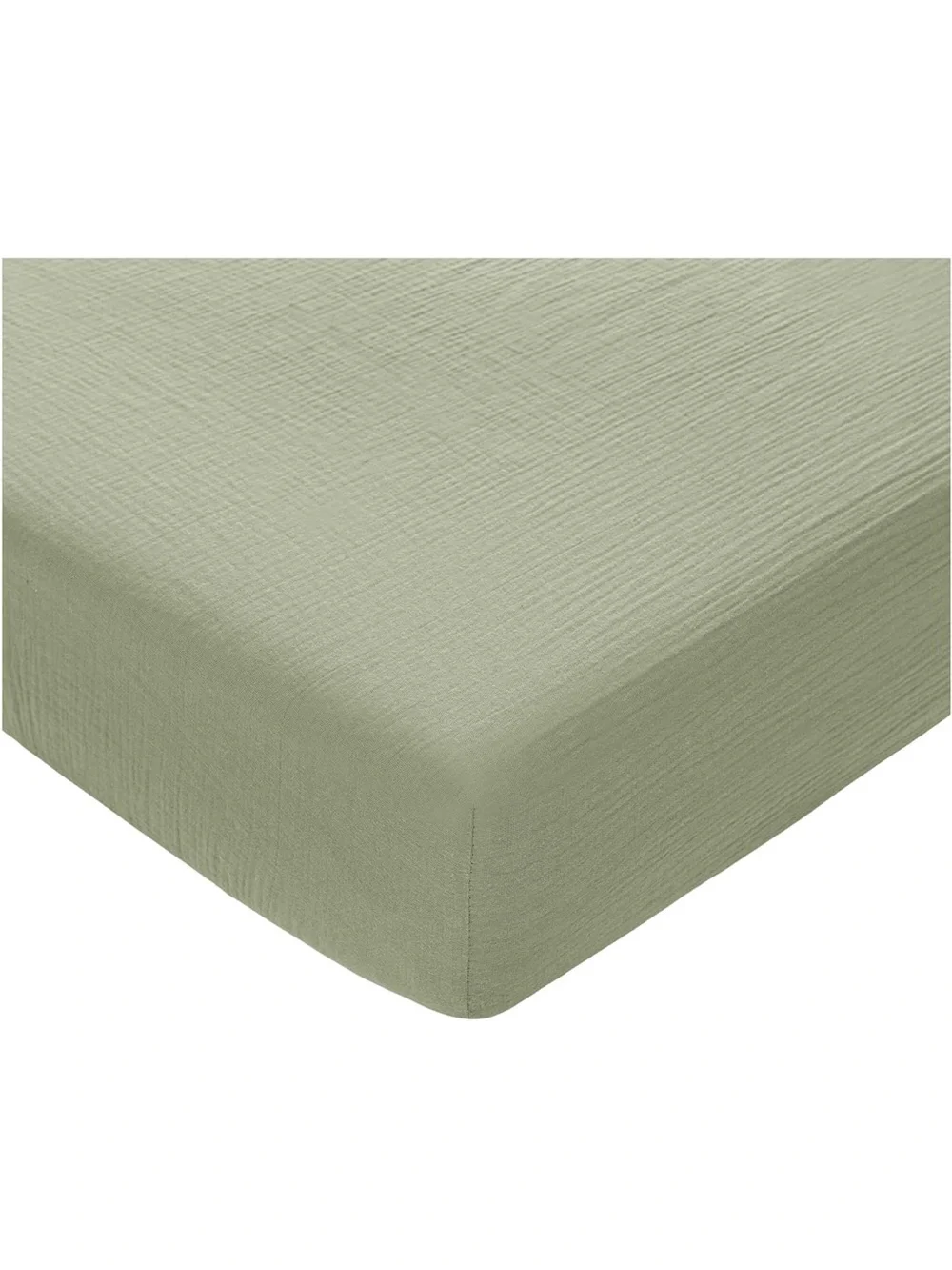 Comfy Cub Sage Fitted Crib and Bassinet Sheets - Premium Cotton Blend